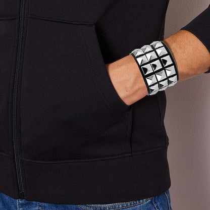 Studded Leather Bracelet for Men & Women - Punk, Gothic & Grunge Accessories