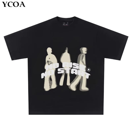 Oversized T Shirt Men Quick Drying Hip Hop T-Shirt Vintage 90S Streetwear Anime Harajuku Fashion Short Sleeve Top Gothic Clothes